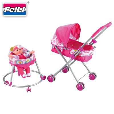 China Pretend Play & Fei Li Stroller Preschool Baby - Doll Walker With Doll Walker And 12