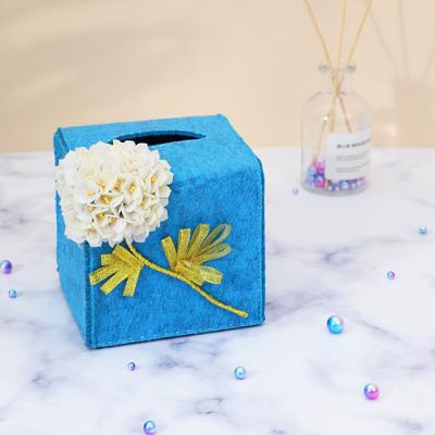 China OEM eco-friendly super soft cheap handmade tissue box wash facial tissue box diy material strength tissue box for facial paper for sale