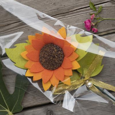 China New Arrivals DIY Flower Decoration Sunflowers Flower Eco - Friendly Material Handmade Artificial Flowers for sale