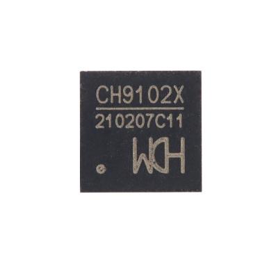 China Original CH9102X Standard QFN-28 USB to Serial Port Chip Integrated Circuit (IC) God Beast Core 3.6V Defect for sale