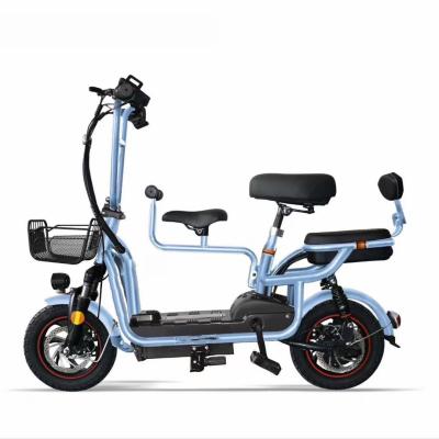 China Factory Price Unisex Scooter With Basket Parents Bike With Baby Seat 400w Folding Electric Scooter Foldable Electric Scooter Adult for sale