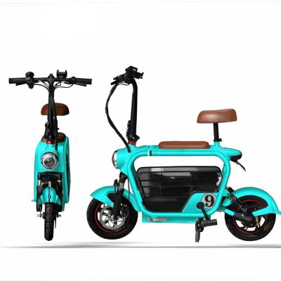 China Women mom and baby electric bicycle with baby seat bicycle 48v 10ah lithium battery ebike 350W electric bicycle for sale