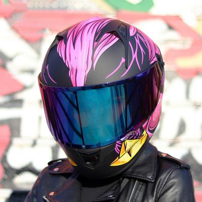 China Cool Beautiful ABS Material Helmet EEC / Approved DOT Motorcycle Flip Up Helmet for sale