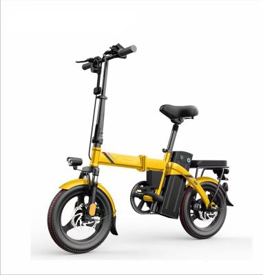 China Hot Iron Selling 14 Inch Folding Electric Bike 250W 15ah Women's Foldable Electric Bicycle Electric Bicycle Foldable for sale