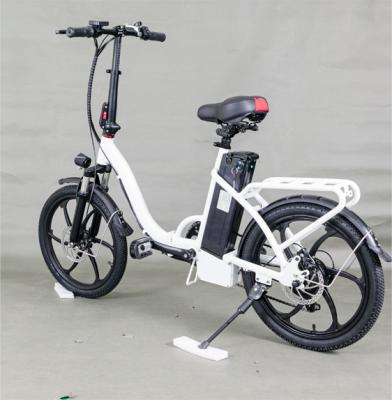 China Aluminum Alloy 20inch Folding Electric Bike Foldable Electric Bicycle Fat Tire Mountain E Bike for sale