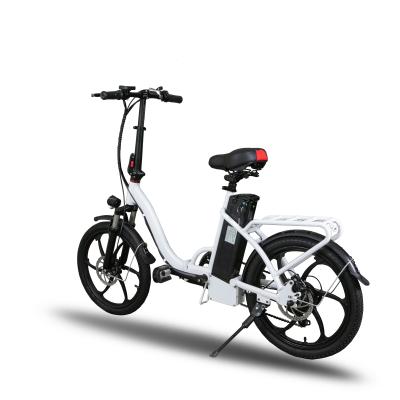 China Aluminum alloy 20 inch COMMANDER 48v 350W hub brushless motor city electric bike for woman with 10ah lithium batter for sale