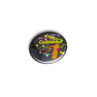 China China Fashion Metal Pin Button Badge 25mm With Painting for sale