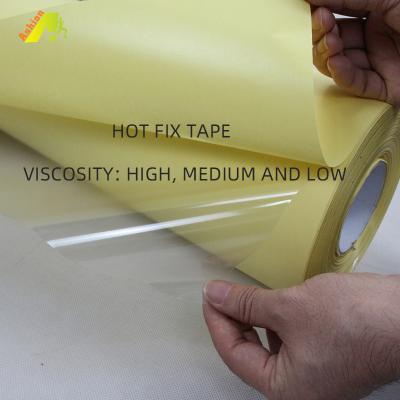 China Hot Fix Tape 100um Roll Cheap Heat Transfer Paper Hot Fix Tape For Rhinestone Transfer Heat Transfer Vinyl Fm Series for sale