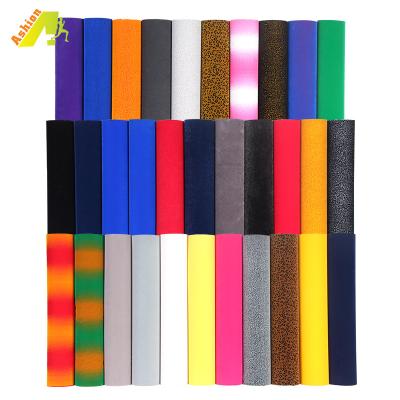 China Apparel Korea Quality Heat Transfer Flock Vinyl 3D 48 Color Flock HTV Roll Or Sheet For Apparel 50CM*25M for sale