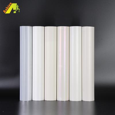 China Garment outdoor recycling gray reflective screen printing transparent rainbow heat transfer reflective label for screen printing for sale