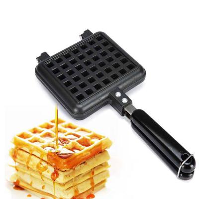 China Outdoor Portable Nonstick Baking Gas Pan Bubble Egg Cake Oven Waffle Maker Mold Household Kitchen for sale