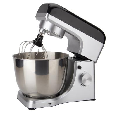 China 5L Design Stainless Steel Bowl 6 Speed ​​Food Mixer Cream Egg Beater Cake Dough Tilt Head Mixer for sale