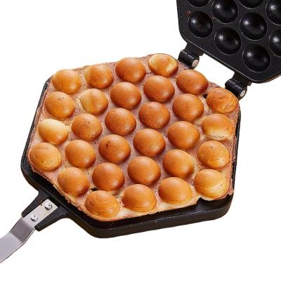 China Household Egg Bubble Cake Baking Pan Non-Stick Waffle Maker Mold Eggettes Iron Aluminum Hong Kong Coating DIY Buns Dish for sale