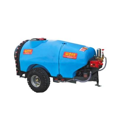 China Tractor trailed type orchard sprayer, tractor spraying equipment, field sprayer air jet sprayer trailer sprayer GUOHAHA for sale