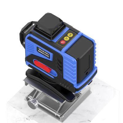 China 12line self 3d 360 degree rotating outdoor laser level 23.5*22*15.5 for sale