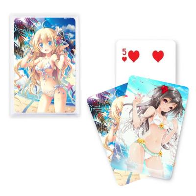 China Custom Romantic Sexy Nude Entertaiment Playing Cards Girl Playing Cards Adults Sex Game Anime Poker Cards for sale