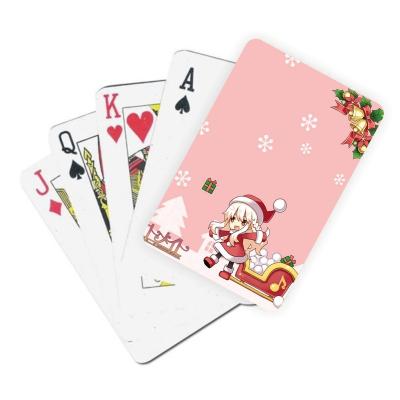 China Entertaiment Game Cards OEM Christmas Gift Card Anime Poker Custom Playing Cards Printing for sale