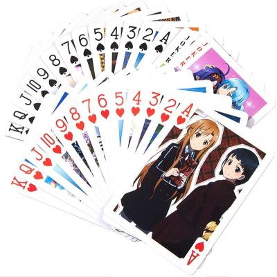 China Customized Customized Entertaiment Game Cards Game Card Anime Characters Welcome Sexy Playing Cards for sale