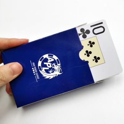 China Entertaiment Plastic Playing Cards Casino Poker Cards Index Plastic Jumbo Playing Cards for sale