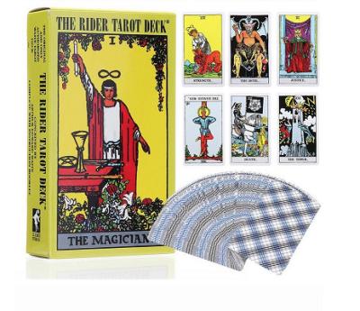 China Entertaiment Playing Cards Printing Classic Design Tarot Set Custom Tarot Card Deck With Guidebook for sale