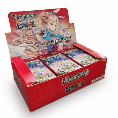 China Cards Booster Box OEM Printing Cards Booster Box Custom Cards Pack Trading TCG Games Cards Pack for sale