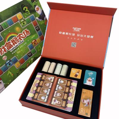 China Entertainment OEM Printed Token Board Game Pieces Manufacturer Custom Board Game For Kids Game for sale