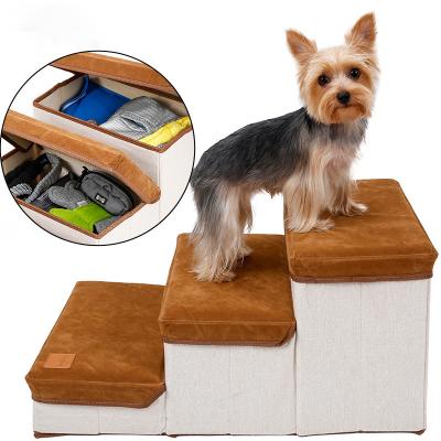 China New Eco-Friendly Luxury Living Room Stocked Foam Folding Dog Stairs Cat Pet Sofa Bed In for sale