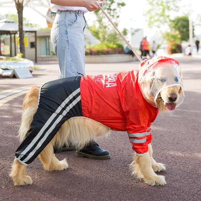 China Wholesale Viable Large Dog Raincoat Medium Large Quadruped Dog Raincoat for sale