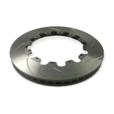 China Gray Cast Iron Modified Car Parts Racing Brake Disc Slotted Reconditioned Rotors 295*25.4 mm for sale