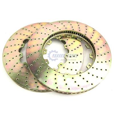 China Gray Cast Iron 390*36 mm Racing Brake Rotor Drilled Modified Disc for sale