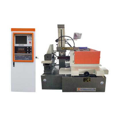 China Building material stores factory price DK7755F high speed wire edm wire cutting machine for sale