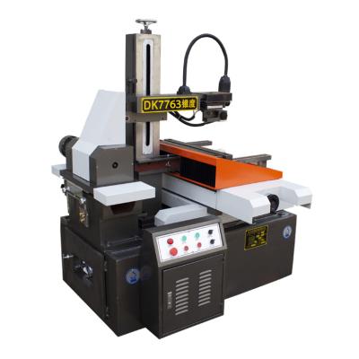 China Building material shops high speed cutting speed wire cutter edm turntable edm machine wire cutter edm price DK7763 for sale