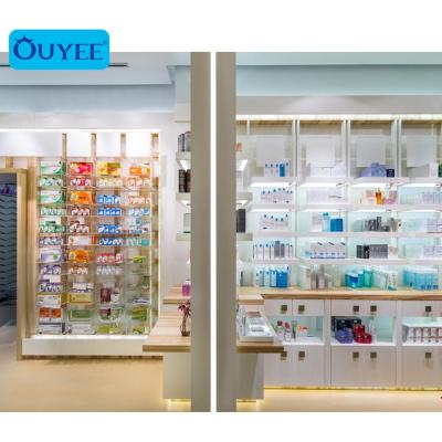 China Pharmacy store shopping mall pharmacy store interior design retail store display design medical furniture for sale for sale