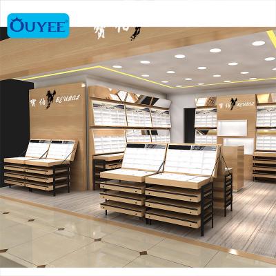 China Wholesale optical store wooden optical mount display racks,Guangzhou factory optical store decoration for sale