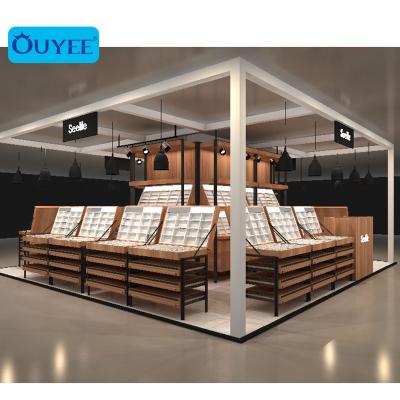 China Sunglass shop display fashion style decoration shop furniture optical glasses simple optical shop display rack interior design for retail for sale