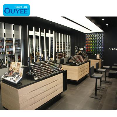 China Comestic Shop Design Wholesale Make Up Shop Display Fixtures Interior Cosmetic Shop Decoration Design for sale