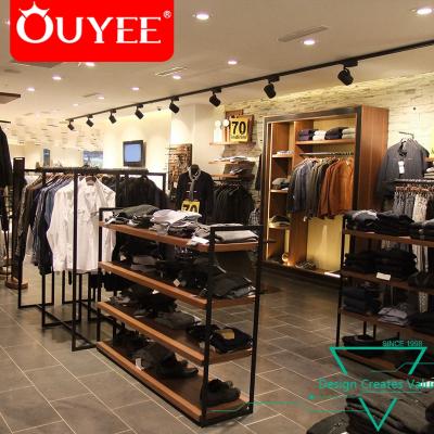 China Mens Clothes Show Customized High ClassMan Clothing Store Equipment Display Rack, Furniture Used For Clothing Store for sale