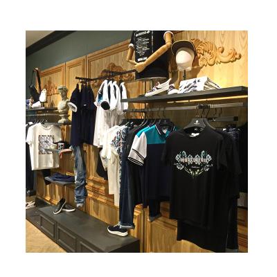 China Men's clothing show china supplier man's clothing store fixtures design, store interior decoration for men's clothing store design for sale