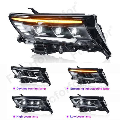 China Foforfor LED Turn Signal Light Sequential Auto Lighting System Modified Led Headlamp Car Led Headlamp For Toyota Prado 2018-2021 Head Lamp for sale