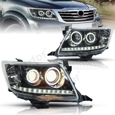 China High Quality Body Sequential Kit Head Lamp Headlight 81170-0K390 81130-0K390 Foforfor Japan Car Accessories LED Turn Signal Light For Toyota HILUX VIGO 2012-2014 for sale