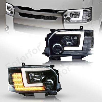 China Foforfor LED Sequential Turn Signal Light Led Car Front Lamp DRL With High Beam Low Beam Head Lamp For TOYOTA HIACE 2005 2006 2007 2008 2009 2010 2018 Headlights for sale