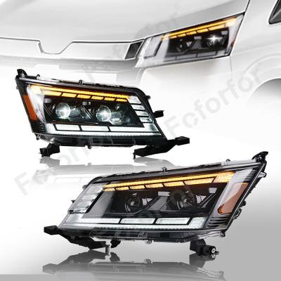 China Foforfor LED Sequential Turn Signal Light Led Car Front Lamp DRL With High Beam Low Beam Main Lamp For TOYOTA HIACE Headlight 2019-2022 for sale