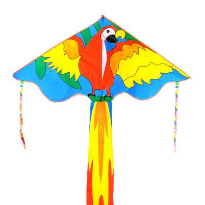 China Polyester Good Quality Parrot Kites Easy Flying Colorful Bird Kite For Sale for sale