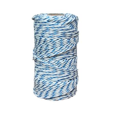 China High quality easily assembled polywire dia.3mm electric fence wire from home garden 6x0.2mm ss china for farm horse fence in ranch for sale