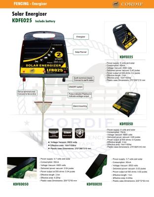 China Easily assembled solar energizer include KDF350 battery for animal enclosure horse farms or ranches. for sale