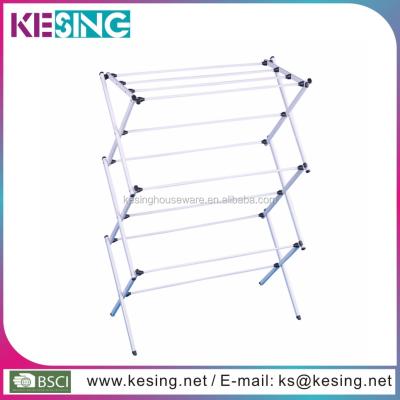 China Movable tower airer drying horse / steel drying rack with CKD packing for sale