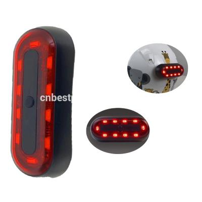 China Running Lights Brake Lights Turn Signal Indicators Cycling Bicycle Helmet Led Light Smart Women Men Kids Bike Helmet Back LED Light For Bike Scooter for sale