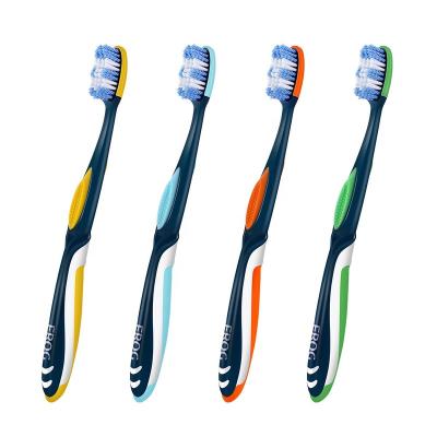 China China Supply Good Quality Manual Dental Soft Nylon Bristle Adult Spiral Toothbrush Comfortable FROG Bristle Toothbrush for sale