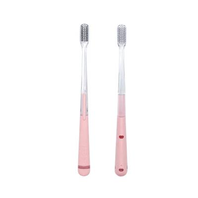 China Super Soft Firm Stiffens Premium Clean FROG OEM Toothbrush Exported V-Balanced Bristle With Adult Toothbrush Toothbrush Manufacturing for sale