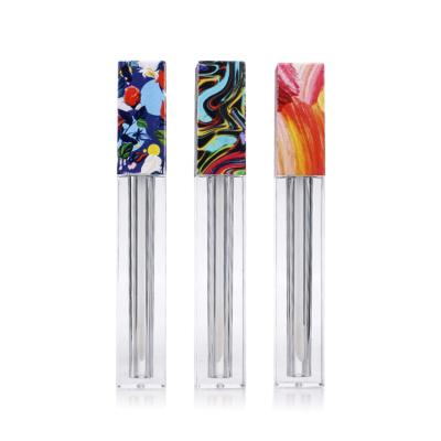 China Lip Gloss Private Label Mini Lip Gloss Tube Cosmetic Packaging Empty Plastic Lip Gloss Containers for sale